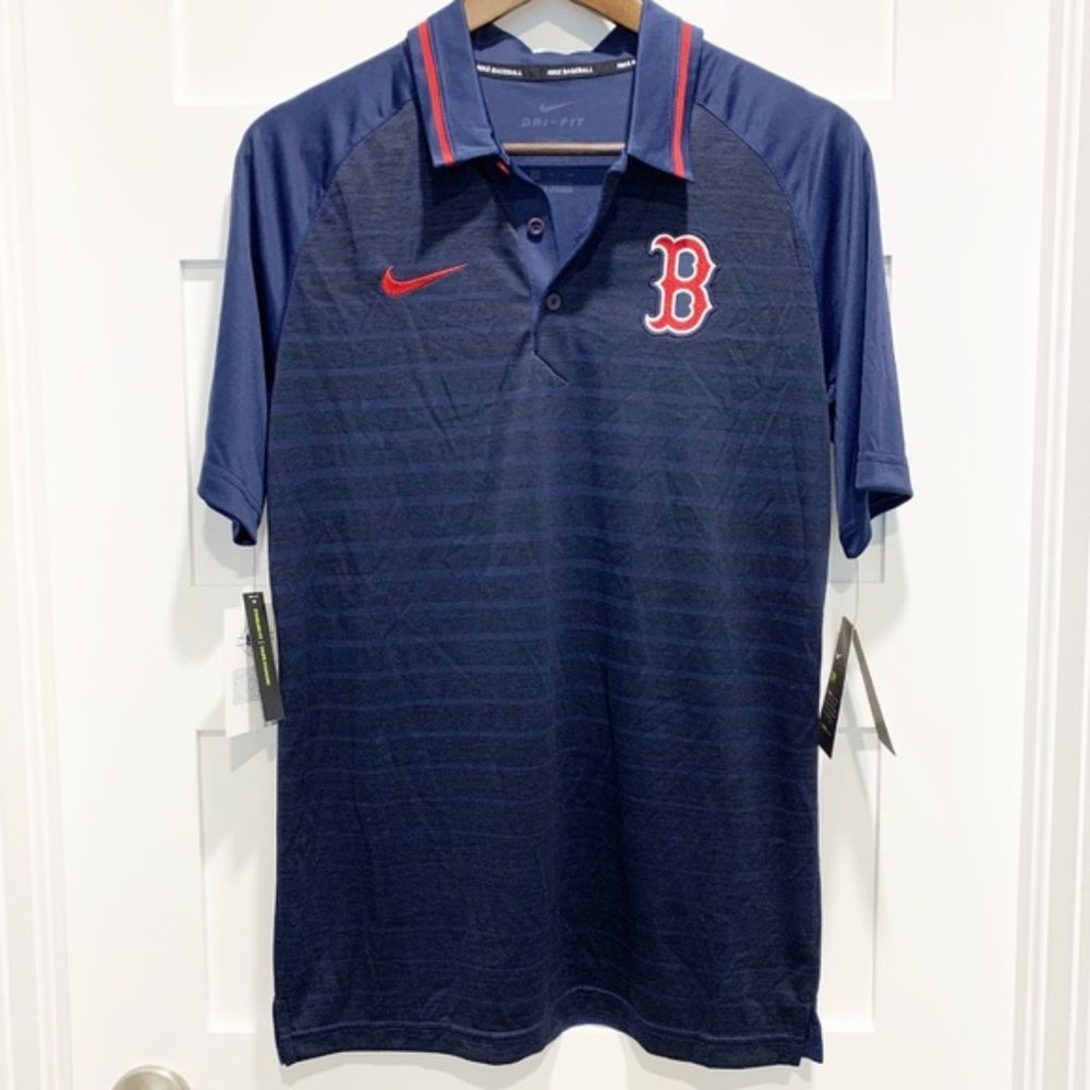 Nike Baseball Dri-Fit Boston Red Sox Polo Shirt